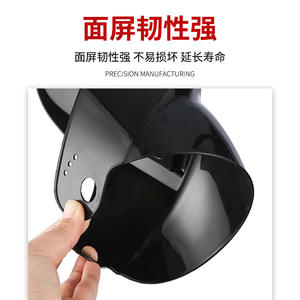 Casque de soudage à obscurcissement automatique Ottel, visière demi-vision à changement de lumière, protection des yeux pour le soudage à l'arc - Product Image 2