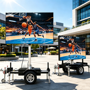 Pantalla LED Móvil para Exteriores EF4 P4, IP65 Resistente al Agua, Alimentada por Batería, Transmisión Remota de Contenido Publicitario, Valla Publicitaria LED - Product Image 1
