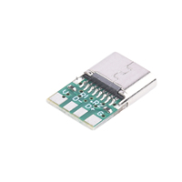 Connecteur femelle USB Type-C pour carte PCB, 6 broches, double résistance de rappel 5,1 kΩ, protocole de charge rapide PD, câble C-C, charge rapide