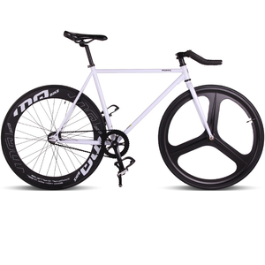 Bicicleta Clásica de Piñón Fijo 700C OEM, Cuadro de Acero, Llanta y Horquilla de Aleación de Aluminio, Una Sola Velocidad - Product Image 2