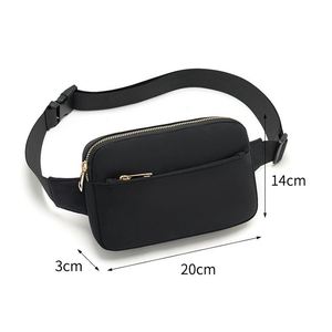 Multi Pockets <b>Large</b> Capacity Waterproof Waist Belt Bag Custom Fanny Pack with logo - Product Image 6