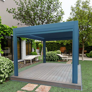 Padiglione terrazza Amas facile installazione pergolato impermeabile pergolato in alluminio verniciato a polvere Gazebo - Product Image 3