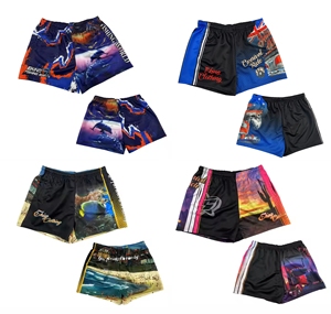 Pur personnalisé australien Footy Shorts unisexe poches Zip hommes <span class=keywords><strong>Rugby</strong></span> Shorts 5 pouces Gym entraînement plage piscine décontracté Football <span class=keywords><strong>court</strong></span> - Product Image 1