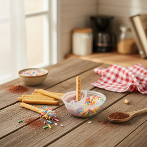 कारखाने की प्रत्यक्ष आपूर्ति ओएम ठोस मिठाई जाम उंगली बिस्किट चॉकलेट सॉस कप कैंडी चाओआन लुयुआन हलाल 12 महीने - Product Image 4