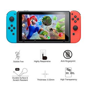 Verre trempé personnalisé par le fabricant pour Nintendo Switch2, 0,33 mm, 9H, film de protection d'écran en verre trempé, compatible avec la coque, antichoc - Product Image 3