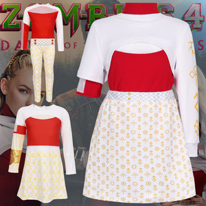 Disfraz de Zombie High 4, Conjunto de Vestido Blanco de Poliéster para Adultos, Traje para Halloween - Product Image 1