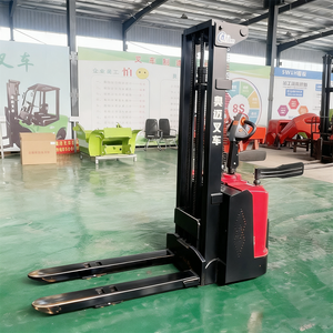 รถยกพาเลทไฟฟ้าแบบสแต็คเกอร์ จัดส่งรวดเร็ว รับน้ำหนัก 1000 กก. 1500 กก. 2000 กก. ราคาสแต็คเกอร์กึ่งไฟฟ้า - Product Image 1