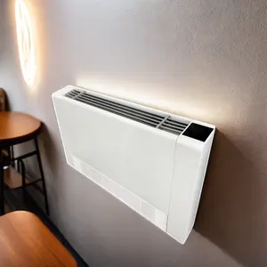 Hvac air conditioner chillwater chiller water vertical slim 220v fcu fan coil floor unit ventilconvettore ad acqua for heat pump