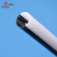 Luminaire fluorescent personnalisé en polycarbonate t5 tube diffuseur led bande lumineuse diffuseur rond couverture étanche