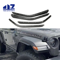 Extensions d'ailes Offroad Noir Brillant Blanc Rouge pour Jeep Wrangler JL 2018+ – Accessoire 4x4 Protection de Roue