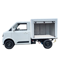 Camionnette électrique neuve de type fourgon, camion alimentaire chinois, boîte Ev, camion à benne basculante chinois, mini camion à benne basculante, charge utile de 500 kg, 70 km/h, à vendre