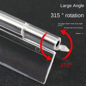 थोक उच्च गुणवत्ता पारदर्शी फोल्डिंग प्लास्टिक ऐक्रेलिक टिका लिविंग रूम अलमारियाँ के लिए 35 मिमी व्यास आधुनिक डिजाइन - Product Image 3