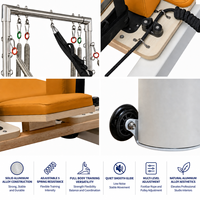 Nouvelle Arrivée 2026 – Reformer Pilates Portable en Aluminium Certifié CE avec Demi-Tourneuse pour Usage Professionnel en Studio
