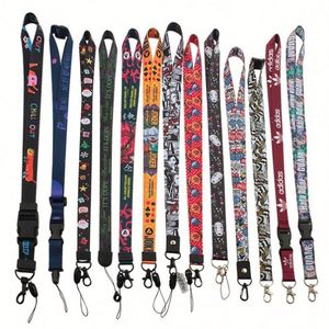 Wholesale No Minimum Order Custom Printed <b>Lanyards</b> Cheapest Graffiti Anime <b>Lanyard</b> With Id Holder - Product Image 1