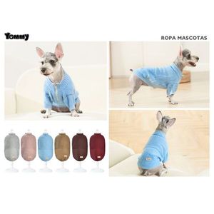 Suéter con cremallera para mascotas, ropa de punto cálida para perros pequeños - Product Image 1