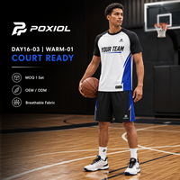 Conjunto de Chaqueta y Pantalones con Cierre para Calentamiento de Baloncesto Personalizado con Logotipo, Nombre y Número del Equipo para Clubes, Escuelas, Viajes y Programas de Entrenamiento