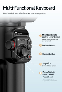 Stabilizzatore Video Portatile M03 per Vlog, Gimbal a 3 Assi con Tracciamento AI, Riconoscimento Automatico di Viso e Oggetti, Luce di Riempimento Magnetica - Product Image 4