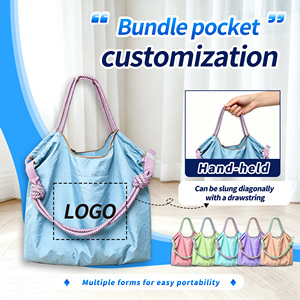 Custom Logo Promotional Nylon <b>Tote</b> <b>Bag</b> – Fashionable Braided Rope Handle Shopping <b>Bag</b> for Corporate Gifts & Branding - Product Image 3