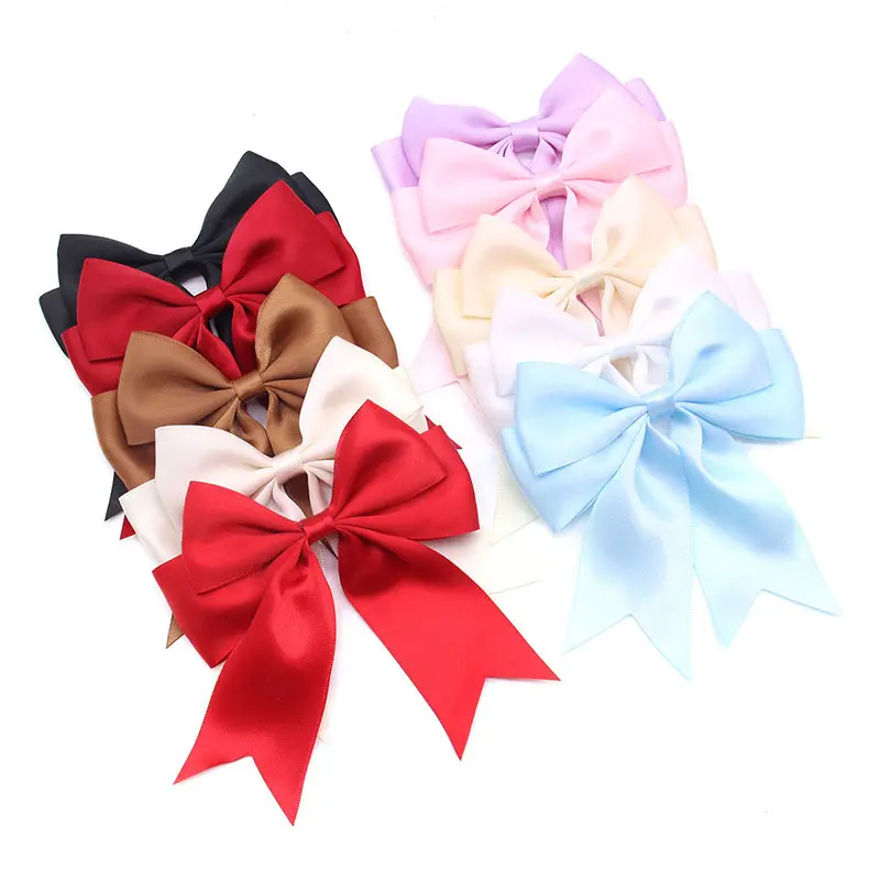 Satin Ribbon 10cm Double-Deck Gift Wrap Bow Custom Packing Bow With A Bottle