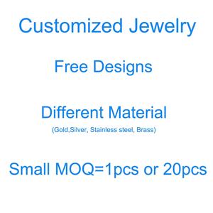 Liontin nampan liontin berlapis perak murni 925 kustom penuh - Product Image 2