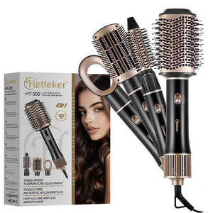 Brosse à air chaud <span class=keywords><strong>Hatteker</strong></span> 4 en 1, 1200W, brosse sèche-cheveux professionnelle à ions négatifs, styler détachable, volumateur pour tous types de cheveux - Product Image 3