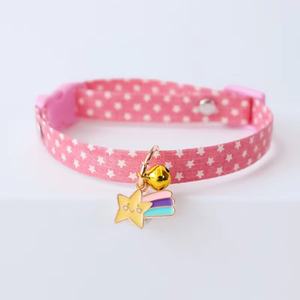 Leuke <span class=keywords><strong>cartoon</strong></span> bedrukte polyester veiligheidsgesp halsband voor kittens en honden - Product Image 3