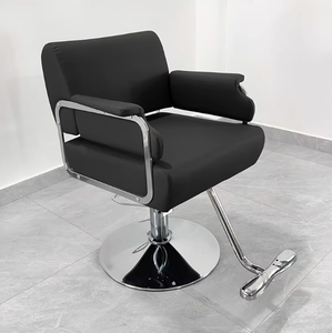 Moderner Schwarz-Goldener Friseurstuhl für Damen und Herren Chinas Bester Hersteller Großhandel Friseur- und Barbier-Stühle - Product Image 5