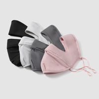Masque en soie respirant réutilisable pour l'extérieur, design intégral, protection UV estivale, tendance