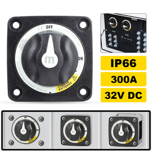 Interrupteur d'alimentation série M Blue Ocean 300A 32V DC IP66 pour camping-car et yacht, double circuit avec combinaison batterie - Product Image 4