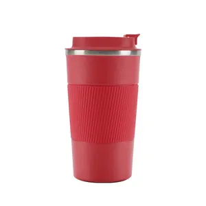 Pays AVEC COUVERCLE Tasses personnalisées concaves Joyeux Noël Mini tasse à café de voyage sous vide