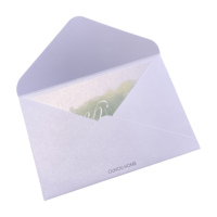 Sobre Personalizado con Logotipo en Dorado, Tarjeta de Regalo de Cartón, Embalaje para Documentos Comerciales, Sobre de Agradecimiento, Etiqueta de Papel Offset