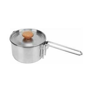 Utensilios de Cocina Portátiles de 1 Litro para Exteriores, con Mango Plegable y Bolsa de Malla, para Picnic, Camping y Cocina - Product Image 1