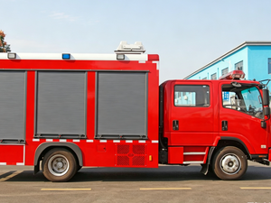 Camion de pompiers diesel manuel 6x4 avec pompe aérienne, camion de pompiers tout-terrain, camion de pompiers 4x4, camion de pompiers à poudre sèche à vendre - Product Image 5
