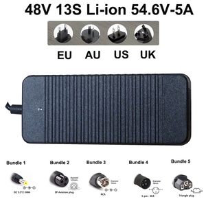 Tùy chỉnh 54.6V 6A Li-ion pin sạc cho 13S Pin Lithium gói điện Scooter Hoverboard Ebike - Product Image 4
