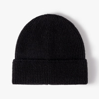 Vente en gros JAKIJAYI moins cher hiver chaud personnalisé pli promotionnel acrylique tricot chapeau bonnet toque