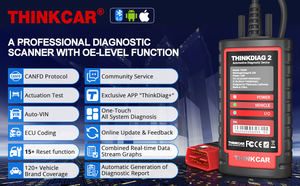 Thinkcar THINKDIAG 2 sistema completo OBD2 lettore di codici con 16 funzioni di Reset per Android/IOS Phone & Tablet strumento diagnostico - Product Image 2