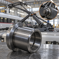 Bague pivotante CNC OEM 40Cr pour assemblages de pantographes de véhicules ferroviaires