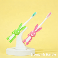 Échantillon Gratuit - Brosse à Dents Lapin Colorée Idéale pour Enfants - Nettoyage Dentaire - Vente en Gros - Usage Domestique - Brosse à Dents Mignonne pour Enfants