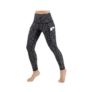 Fournisseur professionnel sublimation yoga pantalons sport haut élastique collants leggings de gymnastique