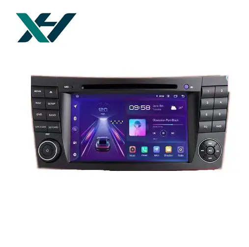 Rádio automotivo android compatível com navegação GPS para Mercedes Benz W211 com 7 polegadas 2 + 32g, ideal para uso em carro, compatível com com estéreo, 2024, oferta imperdível