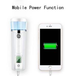 Mini vaporisateur facial portable <span class=keywords><strong>2</strong></span> en 1 Test cutané Nano <span class=keywords><strong>Mister</strong></span> 25ml Pulvérisateur de brume faciale Hydratant profond Usb Nano Mist Sprayer - Product Image 6