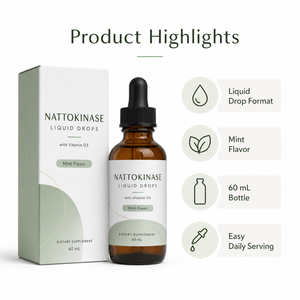Suplementos de selenio de <span class=keywords><strong>alta</strong></span> calidad Extracto natural de natto Bromelina y curcumina Gotas líquidas orgánicas de nattokinasa para la salud - Product Image 6
