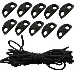 Corde en nylon avec clips à double trou pour accessoires de kayak, 6 mm, durable, pour usage extérieur, lacs, rivières, loisirs - Product Image 5