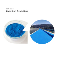 Pigment d'oxyde ferrique bleu 886 de l'asphalte