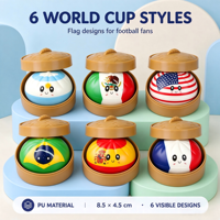 Jouet sensoriel anti-stress en PU souple en forme de drapeau national pour les fans de football – Cadeaux et événements – Prise en charge OEM et ODM