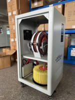 Régulateur de tension servo 10 kVA monophasé entièrement en cuivre, stabilisateur AVR pour équipement d'atelier industriel