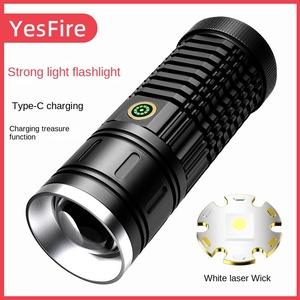 Ánh sáng mạnh siêu sáng tầm xa cắm trại ngoài trời có thể sạc lại AA <span class=keywords><strong>Zoom</strong></span> Trắng Led nhôm nhỏ Súng Đèn pin bán buôn - Product Image 4