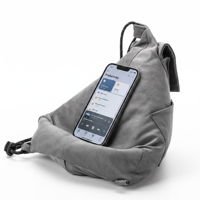 Oreiller de lecture triangulaire portable et fonctionnel avec support de téléphone personnalisé pour les lecteurs, support pour tablette et iPad, oreiller de lecture