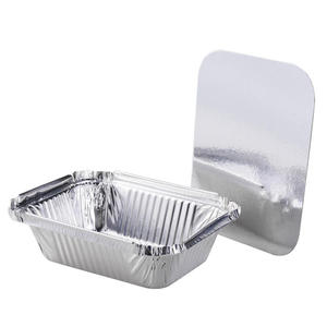 Bán Buôn Giá Rẻ Dùng Một Lần Hình Chữ Nhật Lớn Microwavable PP Nhôm Lá Nắp Thực Phẩm Cấp <span class=keywords><strong>Container</strong></span> Pan Cho Bánh - Product Image 6