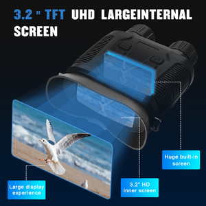 Jumelles de lunettes de Vision nocturne <span class=keywords><strong>infrarouge</strong></span> <span class=keywords><strong>prix</strong></span> usine avec caméra vidéo de Vision 4K pour l'exploration en plein air chasse pêche - Product Image 4